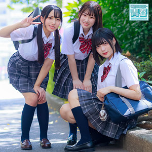 【女子校生】ゆみ＆おと＆まこ- 電影シロウト-青春-